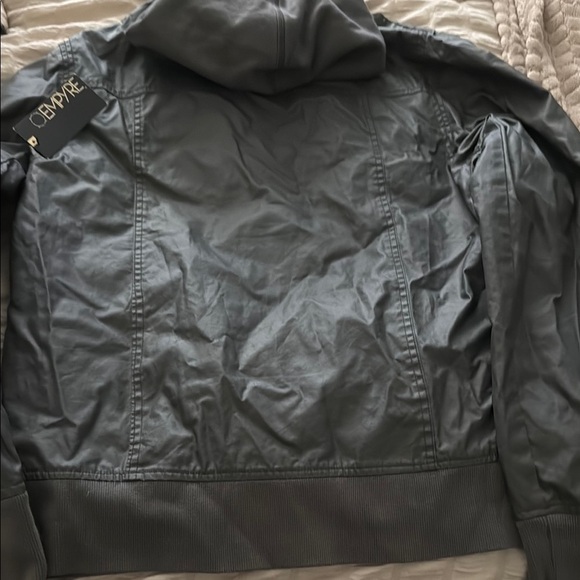 EMPYRE Men's Gray Jacket with Hood - Men’s Medium - Picture 8 of 9